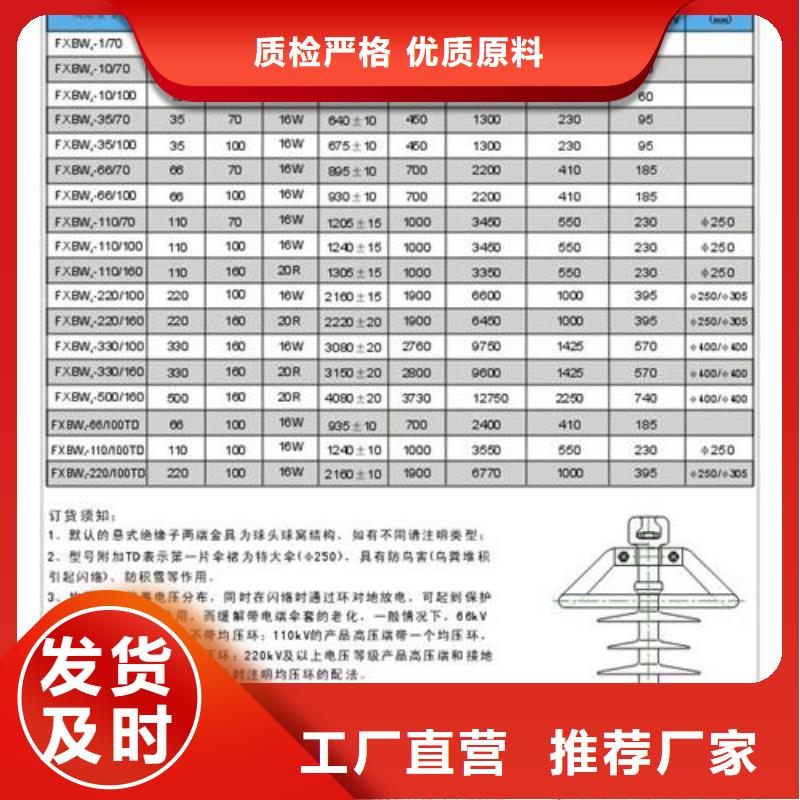 FS4-66/6復合橫擔絕緣子實體廠家支持定制