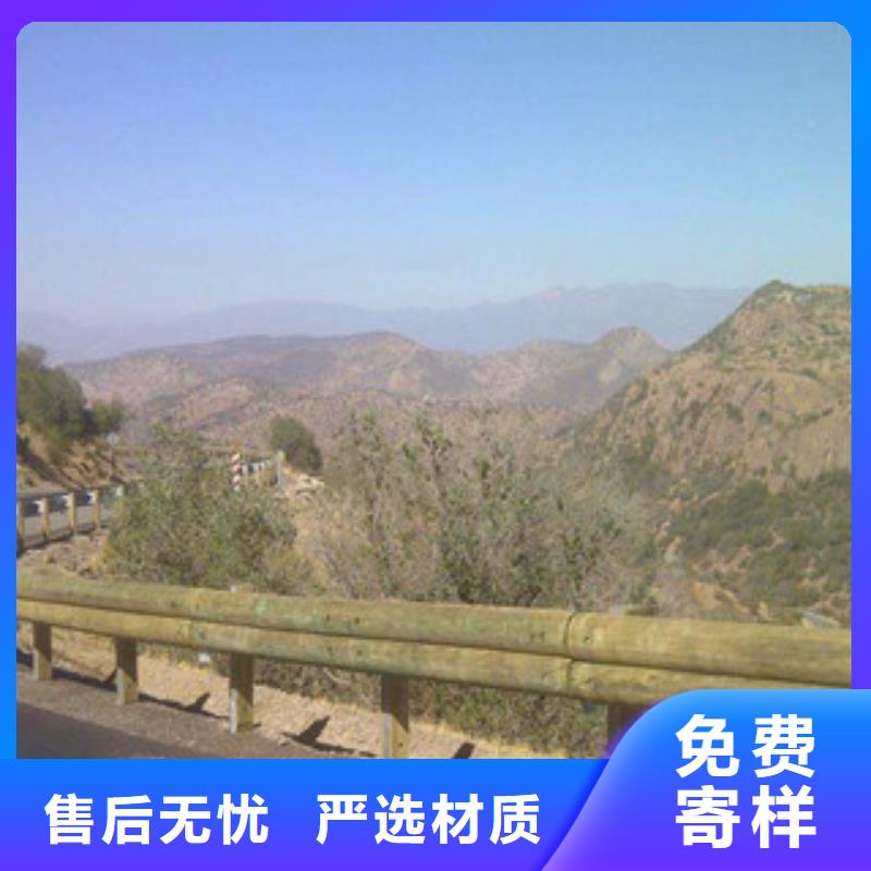 鋼背木護欄橋梁護欄工廠價格實力商家供貨穩定