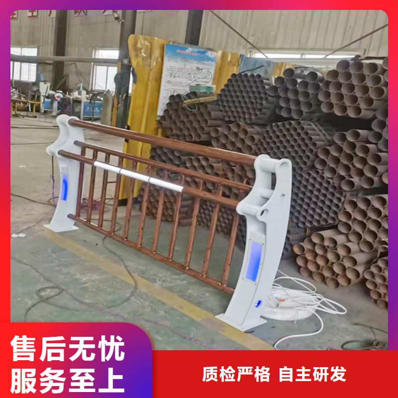 生產燈光欄桿高性價比現貨直發鋁合金防撞護欄當地制造商