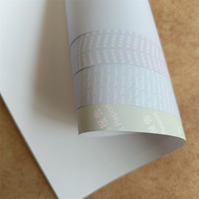 檢測報告防偽水印紙防復印紙檢驗發貨