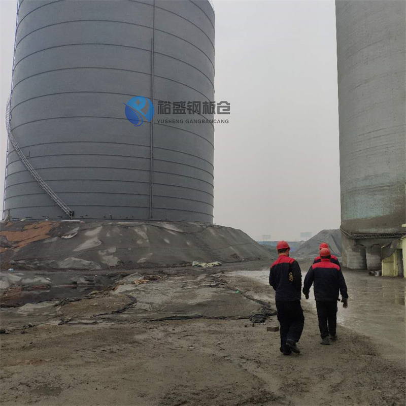 矿渣微粉钢板仓厂家_大量现货