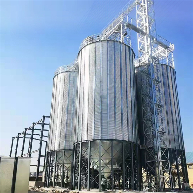大豆装配式粮仓钢板仓厂家_大量现货