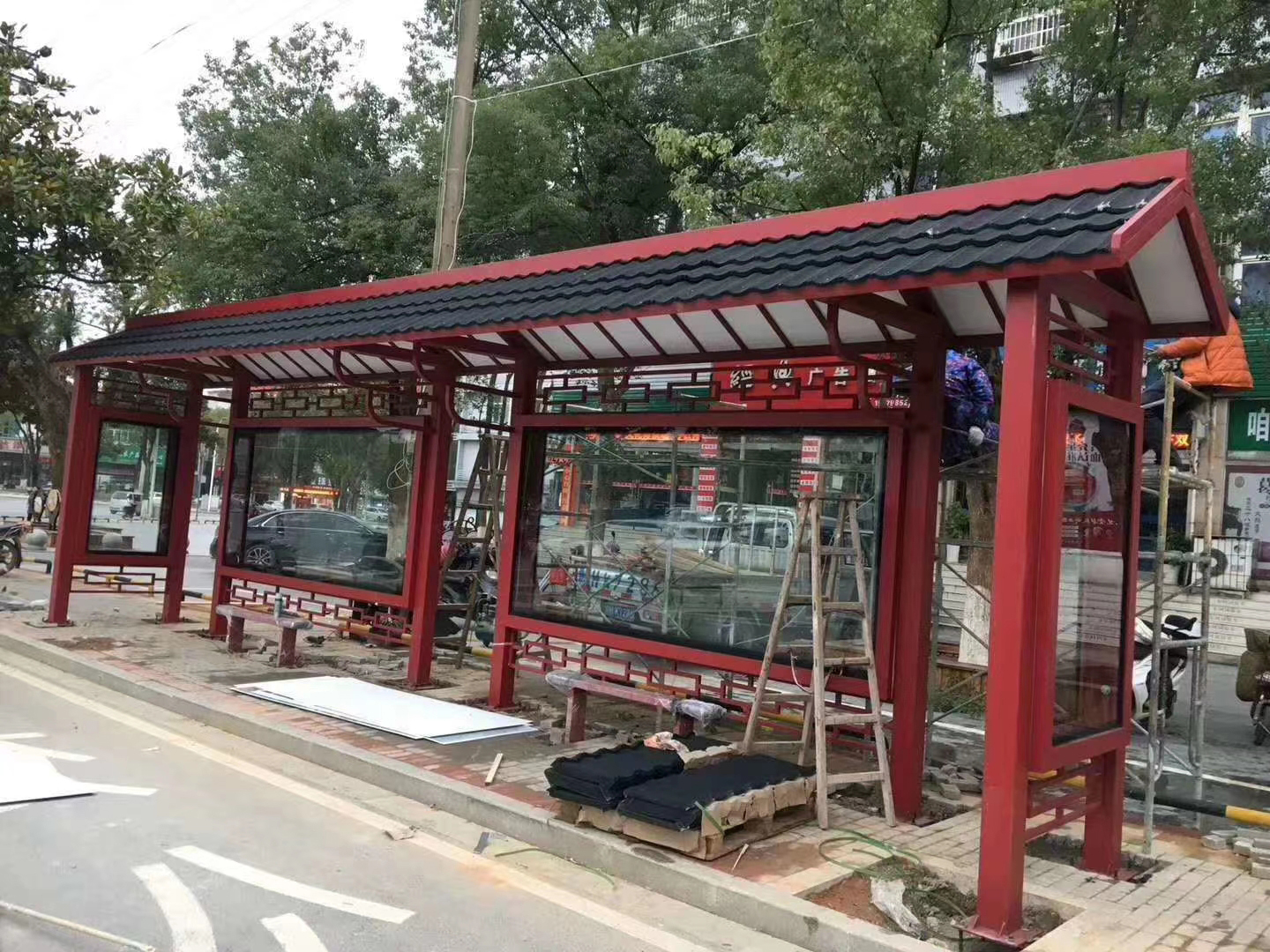 城鎮公交候車亭實體廠家廠家精選