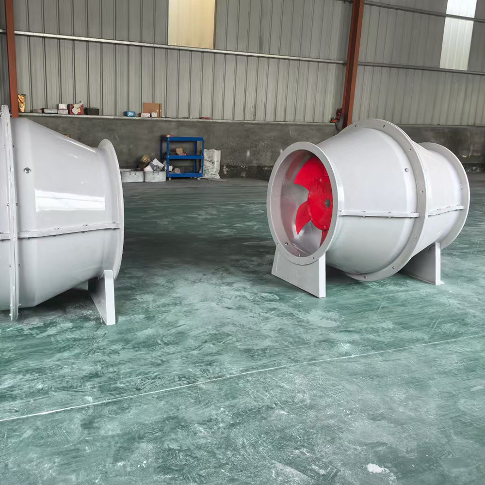 佛山玻璃鋼斜流風機低噪音運行