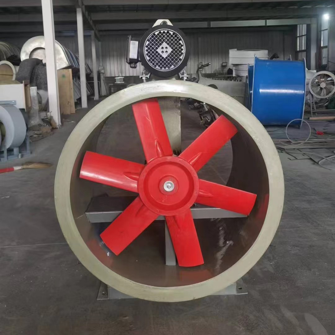 澄邁縣SJG型玻璃鋼鼓式斜流風機低噪音運行