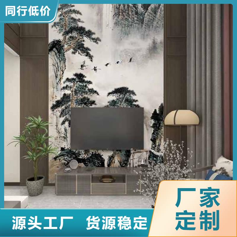 貴陽工裝木飾面板線性燈裝修效果圖來廠考察