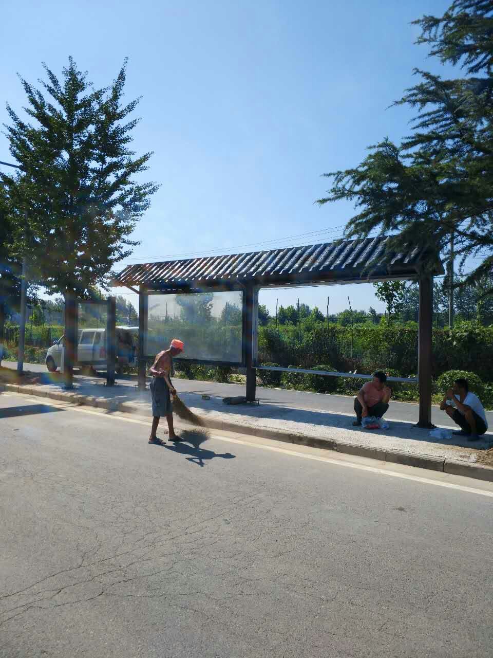 公交站臺質量好