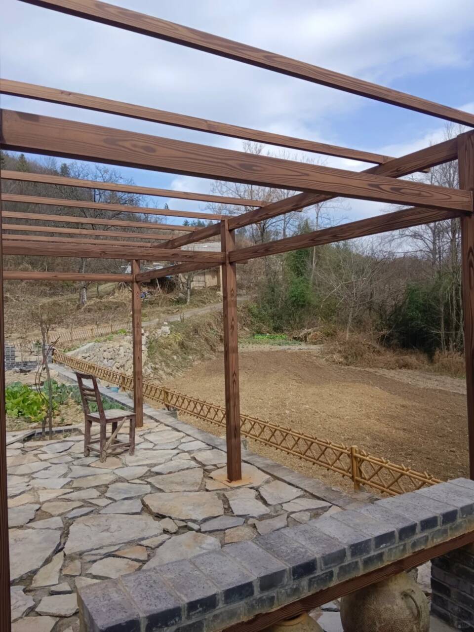 不銹鋼仿木紋漆，長廊花架木紋漆，水性木紋漆源頭批發實力廠家