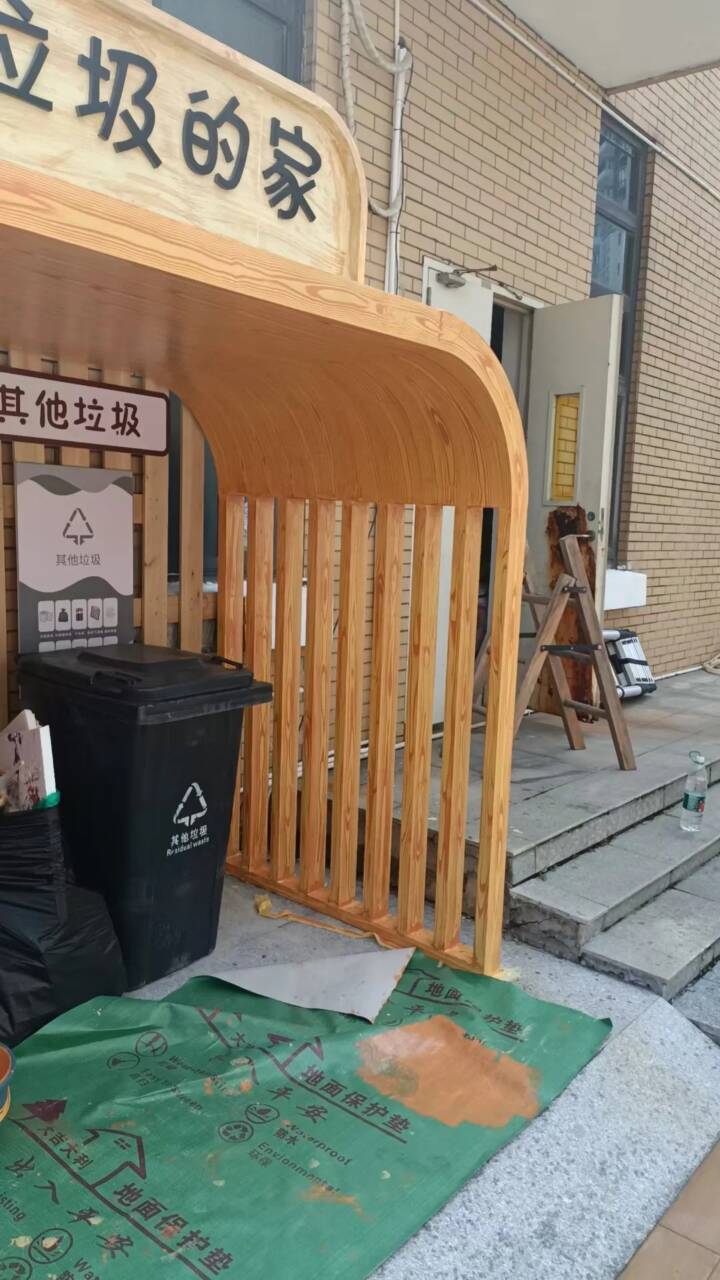 園林建筑木紋漆源頭批發#不銹鋼#長廊花架#廊架護欄