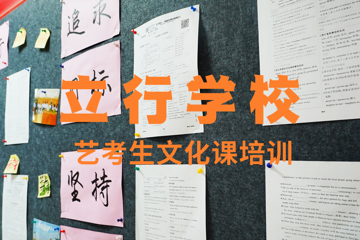【藝考文化課輔導班高考復讀培訓機構手把手教學】