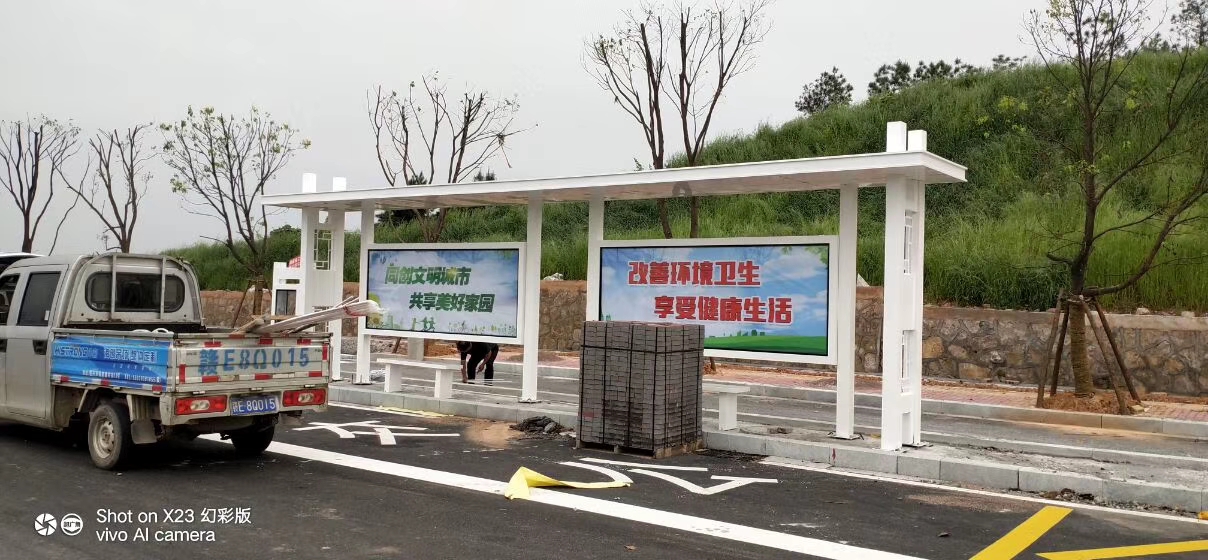 仿古公交站臺候車亭服務為先本地生產廠家