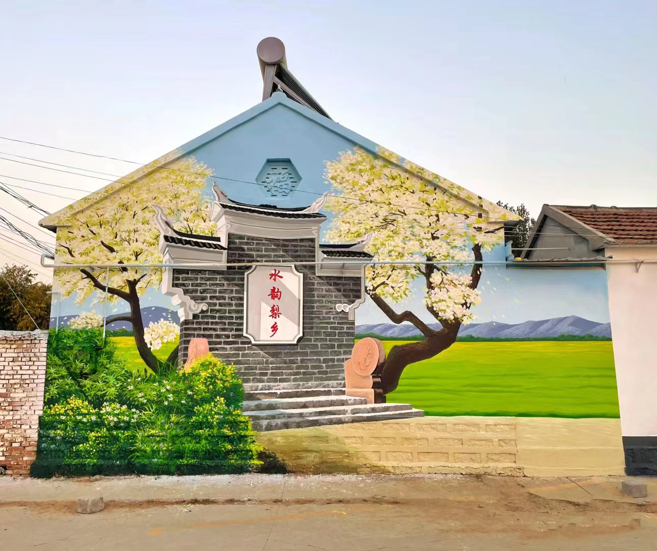 恩施巴東宣恩鄉(xiāng)村墻繪墻面繪畫手繪公司