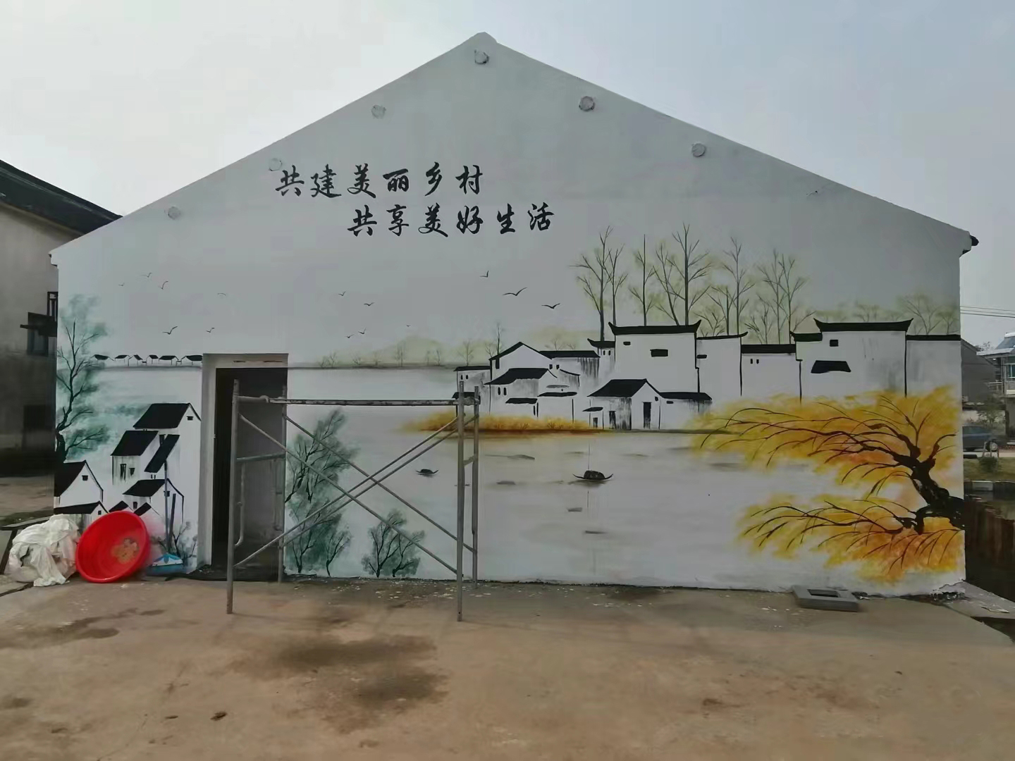 蘇州昆山墻體手繪墻面彩繪壁畫團隊