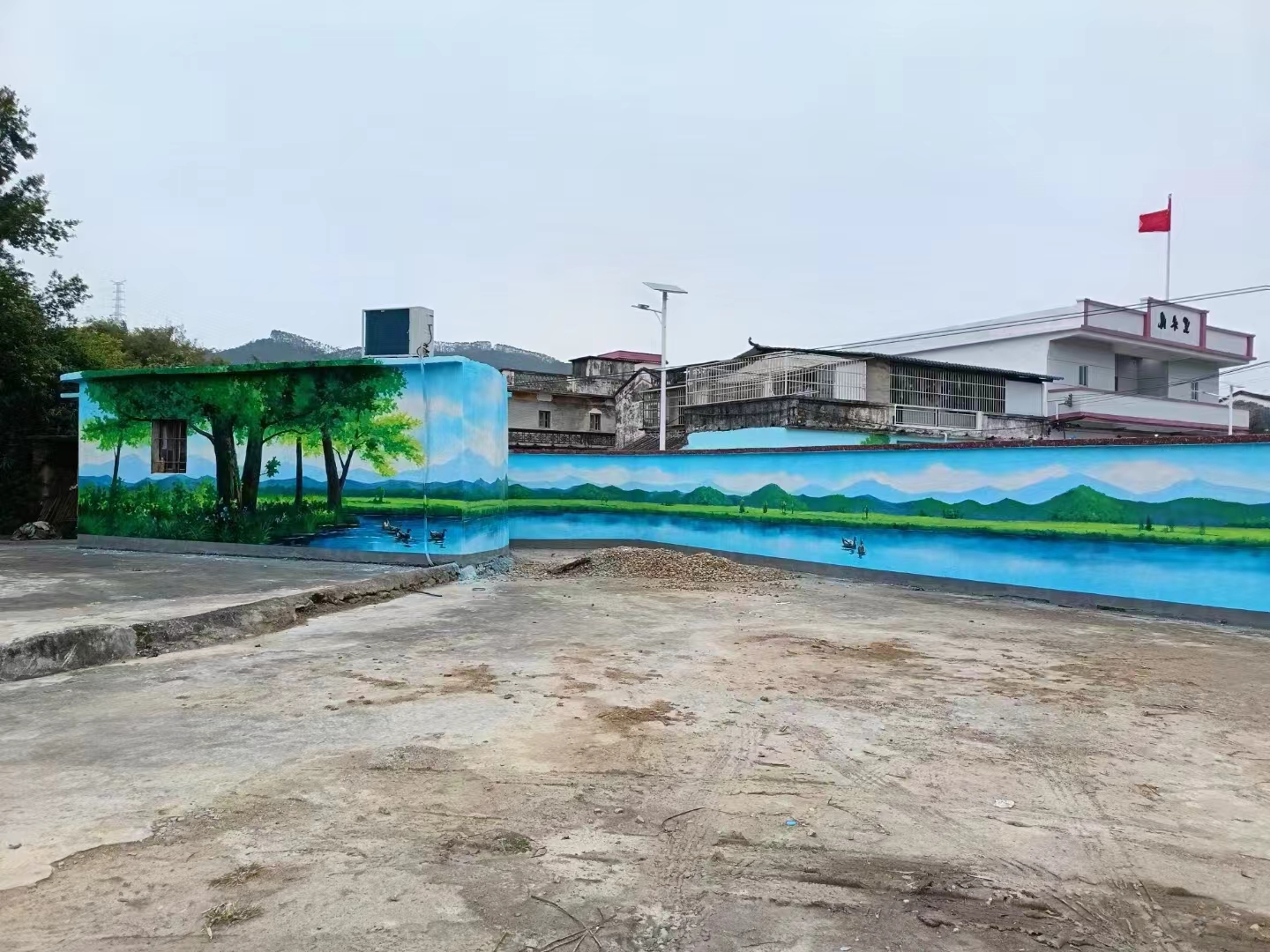 水泥浮雕壁畫彩繪手繪工作室